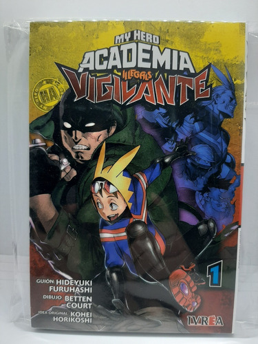 Manga My Hero Academia Illegals Vigilante Tomo 1