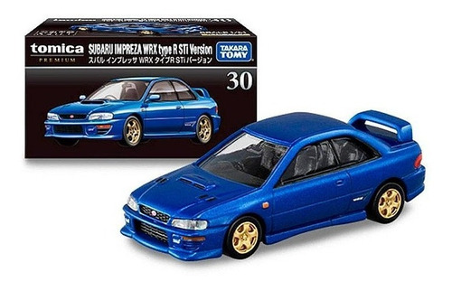 Tomica Subaru Impreza Wrx Type R Sti Version - Takara Tomy Color Azul