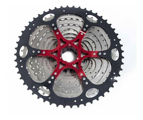Kit Transmissão Cassete K7 Catraca 12v Velocidades 11/52t Dentes Cb Pedal Pulse Aço Inoxidável Alumínio Mtb Encaixe Padrão Shimano Hg Bike Bicicleta + Corrente Kmc 12s 126l Com Quick-link 1/2 X 11/128