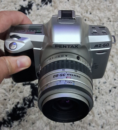 Pentax Mz-60 Com 35-80mm Prateado (Usado)