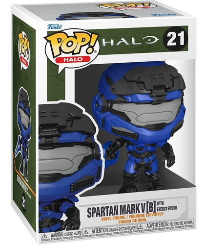 Funko Pop! Halo - Spartan Mark V (b) With Energy Sword #21