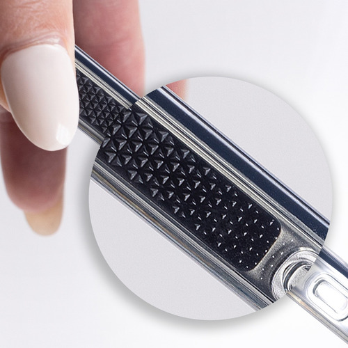 Funda Para Iphone 16 Con Magsafe Zagg Transparente Con Borde Media Noche