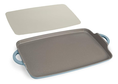 Plancha Doble Quemador Todo En Uno Ceramica Antiadherente Al