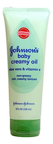 Crema Johnson's Aloe & Vitamina E, 8 Oz.