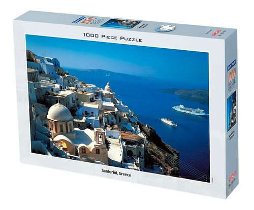 Imagen 1 de 2 de Rompecabezas Puzzle Tomax Santorini Grecia 1000 Piezas