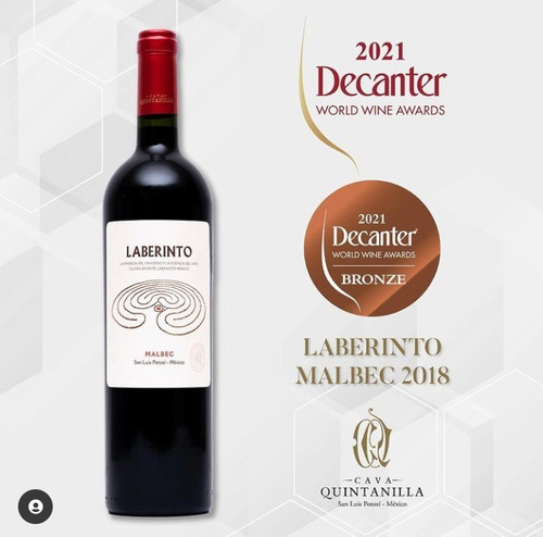 Imagen 6 de 7 de Vino Tinto Laberinto Malbec Pack 2 Botella Quintanilla 750ml
