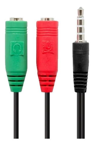 Imagen 1 de 3 de Cable Adaptador Sonido Para Celular Y Ps4 A Mic Y Auricular