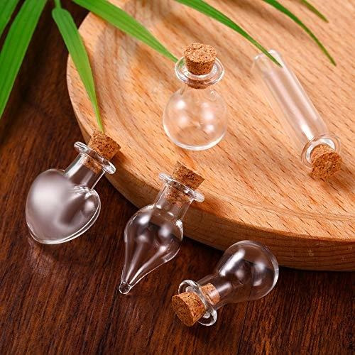 Mini Botellas De Vidrio (vacias) Para Artesanias Pack De 50
