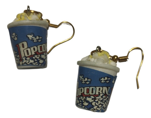 Aros Estilo Popcorn (palomitas ) -estilo - Moda-diversión