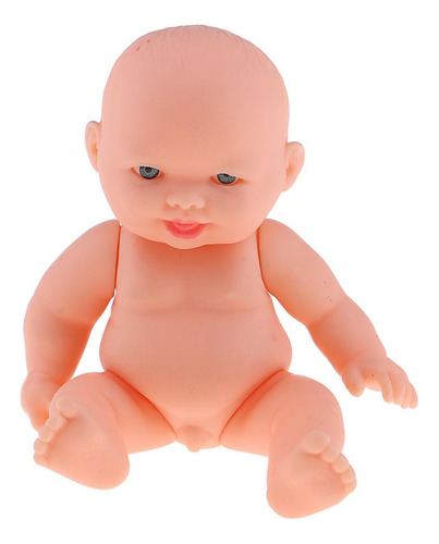 4 Piezas 11 Cm Realista Bebé Niña Muñeca Vinilo Recién