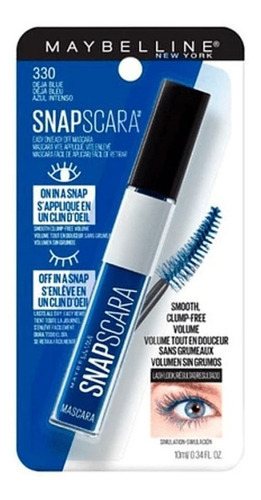 Snapscara Azul Intenso Máscara Pestañas Maybelline