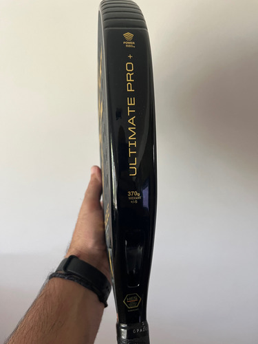 Pala De Pádel Oxdog Pro + Plus Color Negro Gris Dorado Negro (Usado)