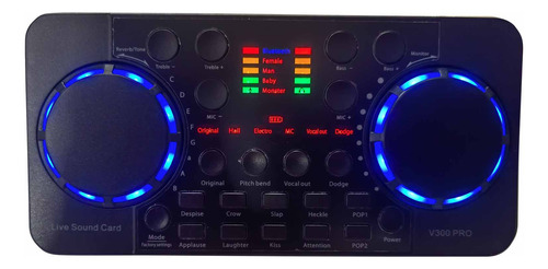 Tarjeta De Sonido Para Cantar Música, Transmisión En Vivo, C
