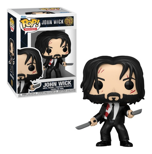 Boneco Funko Pop! John Wick Com Duas Facas Candide