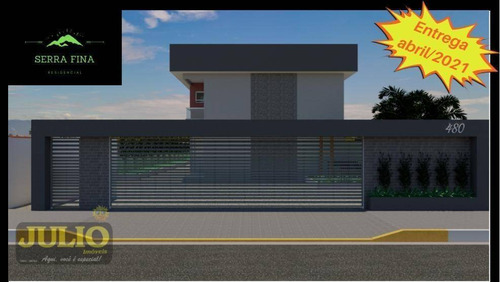 Entrada A Partir De R$ 20 Mil E Saldo Financiado!sobrado Com 2 Suítes, 68 M² Por R$ 204.000 - America - Mongaguá/sp - So0862