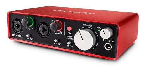 Focusrite Scarlett 2i2 - 2a Ger. C/ Nf E Garantia Interface