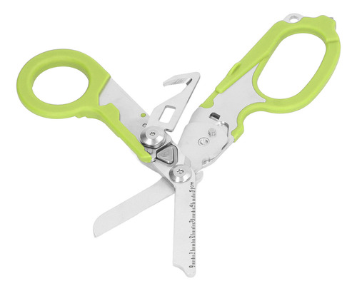 Tijeras Plegables Verdes Y Verdes Plegables De Acero Inoxida