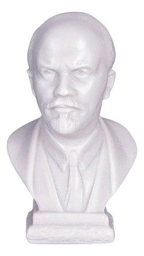 Escultura Busto Mármol Líder Soviético Vladimir Lenin 9.7 Cm