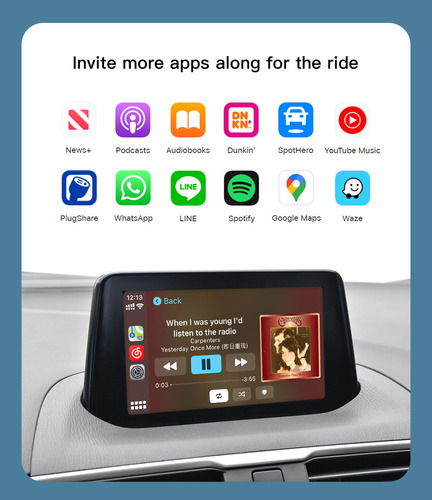 Para Mazda Carplay Android Auto Usb Module Tk78-66-9u0c Kit