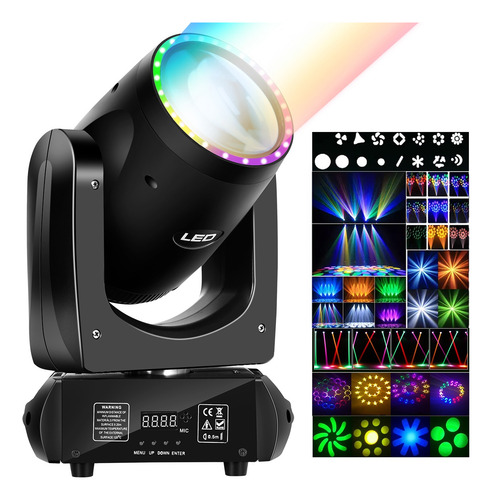 230w Luces Led Profesiona Led Luz Prisma Giratorio Rayo