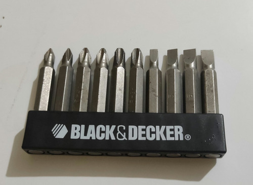 Juego De Puntas Black & Decker Para Destornilladores