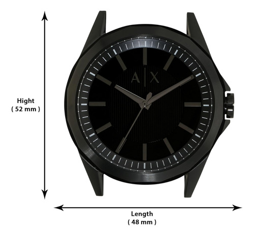 Reloj Armani Exchange A|x Ax2620 De Acero Inoxidable Negro P