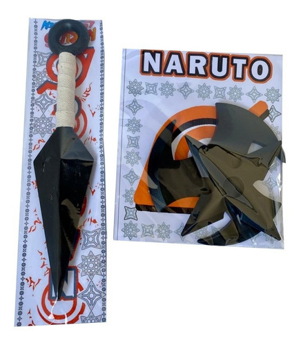 Set Naruto- 1 Kunai Mas Asuma X 2 Mas Collar Hokage