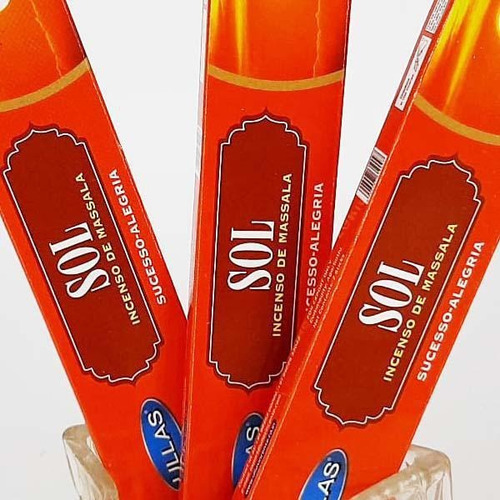 Incenso De Massala Exotic Indiano Sol Ahau
