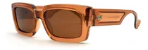Comprar Anteojos Lentes De Sol Vulk Pretend Polarizado Central Lente Marrón Claro Pleno Varilla Bown\u002Fub14 Armazón Marrón Traslúcido