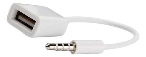 3.5mm Aux Audio Male Jack To Usb 2.0 Female Cable