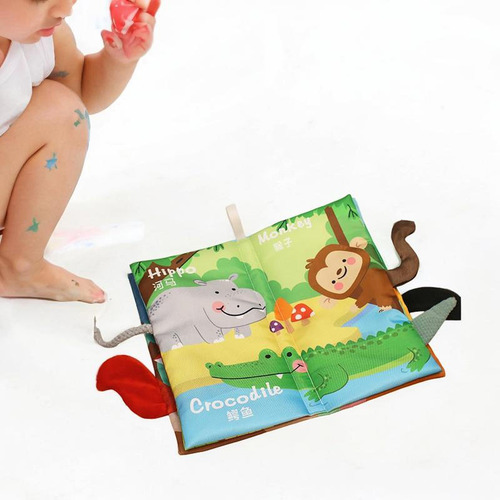 Libro De Educación Temprana Para Bebés, Libro De Cola 3d