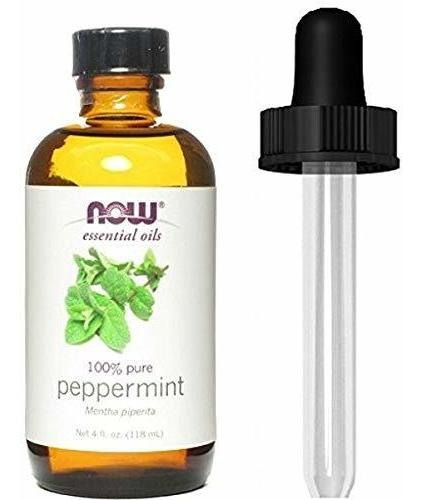 Aromaterapia Aceites - Now Foods Essential Oils Menta - 4 Fl