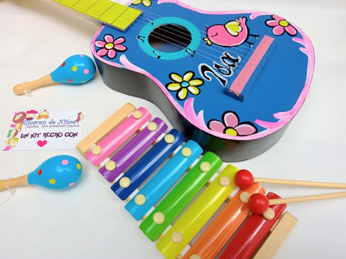 Guitarra De Juguete Nena /nene Artesanal