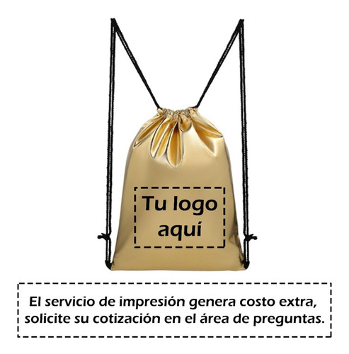 Imagen 2 de 9 de Morral Con Detalle Laminado Y Correas Ajustables