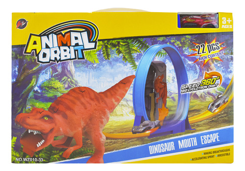 Animal Orbit Pista Dinosaurio Giro 360° Ck Color UNICO