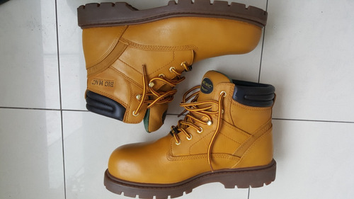 Botas Big Mac Punta Acero Cuero Genuino Impermeables, Nuevas