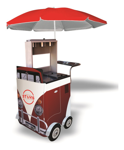 Carrinho Carrocinha Cachorro Quente - Hot Dog - Pop Kombi