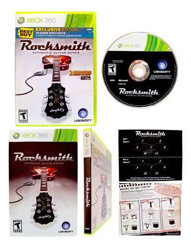 Rocksmith Authentic Guitar Games Xbox 360 (Reacondicionado)