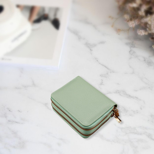 Cartera Con Tarjetero, Cartera Plegable Corta Para