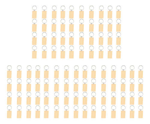 Llaveros De Madera En Blanco, 100 Unidades, Llaveros De Made