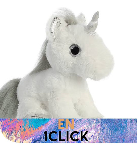 Peluches Aurora Sparkle Tales Unicornio Plata Juguetes Niños