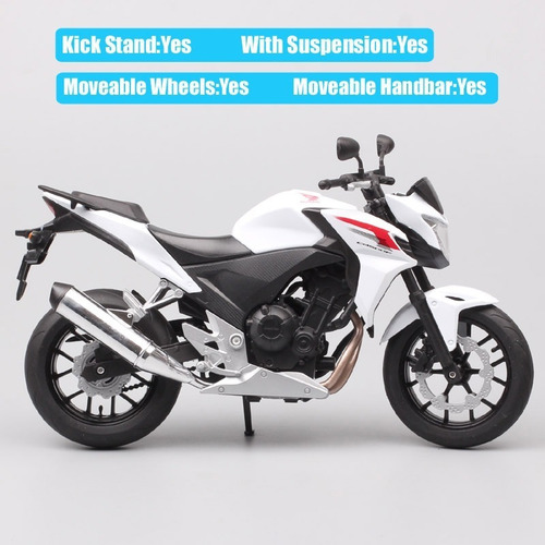 1/18 Honda Cb500f Modelo De Motocicleta Colección De Juguete