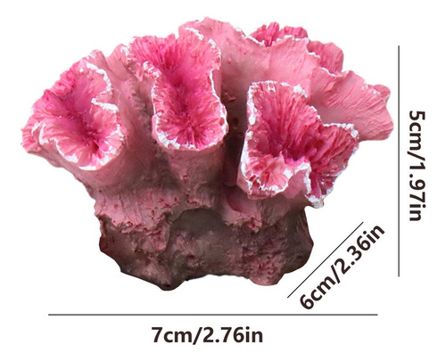 Arrecife De Coral Coral Falso Coral Rosa Artificial Para Acu
