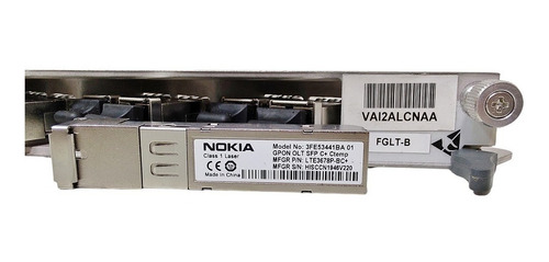 Olt Nokia Placa Isam Fglt-b 16 Gpon C+ (alcatel-lucent)