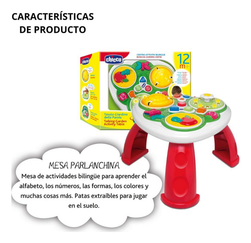 Mesa Parlanchina Bilingüe Para Niños - Chicco