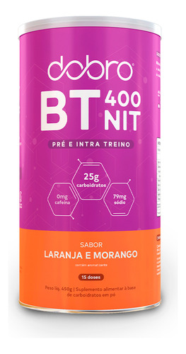 Bt Nitrato Dobro Sabor Laranja E Morango 450g