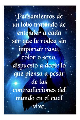 Libro: Pensamientos De Un Lobo (spanish Edition)