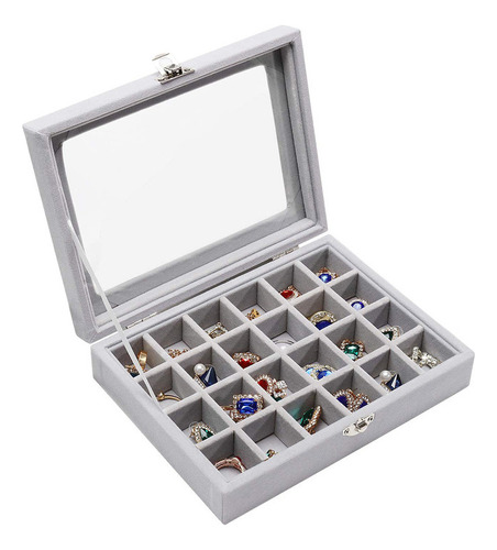 Caja De Almacenamiento De Joyas, Pendientes Y Pulseras