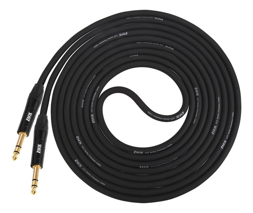 Lyxpro ¼ Trs To ¼ Trs Balanced Audio Cable 15 Feet Male To