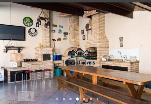 Imagem 13 de 30 de Sobrado Com 4 Quartos ( 03 Suítes , 01 Master ) Piscina, Espaço Gourmet, 04 Vagas À Venda, 241 M² - Vila Curuçá - Santo André/sp - So0441